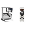 Rancilio Silvia BC PID, white + Eureka Mignon XL, CR chrome