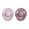 BIBS De Lux cumlíky z prírodného kaučuku 2ks - dusky-lilac-heather Veľkosť: 1