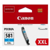 Canon CLI-581XXL C (1995C001), originálny atrament, azúrový, 11.7 ml, XXL