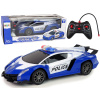 mamido Pretekárske auto Polícia R / C diaľkovo ovládané polícia + batéria