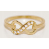 Zlatý prsteň 585 infinity, cubic Zirconia (Zlatý prsteň 585 infinity, cubic Zirconia)