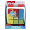 Fisher Price vozík s provázkem a s kostkami