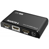 PremiumCord HDMI 2.0 splitter 1-2 porty, 4K/60Hz, FULL HD, 3D, HDR, EDID management khsplit2f