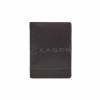 Pánska peňaženka LAGEN kožená V-26/T D.BRN