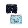 Pánske boxerky John Frank JF2BEF32 2pack Farba: Vícebarevná, Veľkosť: XL