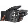 Motocyklové rukavice Alpinestars SMX-1 Drystar čierna červená 3XL