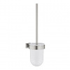 Grohe Essentials Cube - WC kefa s držiakom, supersteel 40513DC1