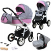 Detský kočík 3v1 BabyLux Alu Way kočík vanička autosedačka