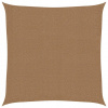 Slnečná plachta, 160 g/m², taupe, 2x2 m, HDPE