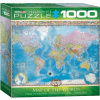 Mapa světa (Puzzle 1000 díllků)