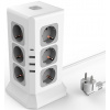 OCHRANNÁ NAPÁJACIA VEŽA PROTI PREPÄTIU 16v1 12 ZÁSUVKA + 3 USB 1 USB-C