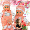 Smily Play Bábika bábätko Julka interaktívna mäkká 30cm spieva a rozpráva + EBOOK