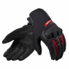 Rev'it! Duty Black Red Motocyklové rukavice