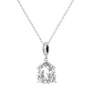 GRACE Silver Jewellery Náhrdelník s motivem betléma – Panna Maria, Josef a Ježíšek - stříbro 925/1000 NH-SCC3224/163 Stříbrná 39 cm + 5 cm (prodloužení)