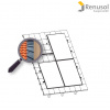 MFV-NK Sada nosnej konštrukcie FV panelov KENO/ RENUSOL VarioSole+ 3xFVP ŠS K-D/P/S (Príslušenstvo FV panelov na mieru, Typ: Hliníková/Nerez nosná konštrukcia, Určenie: Vertikálne umiestnenie FV panel