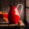 Smaltovaný džbán na vodu / váza OLKUSKIE WYROBY EMALIOWANE 2,6 l OWE Carmine