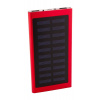 Solárna powerbanka 4000 mAh , Red Farba: Red