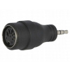 Adaptér DIN 5pin zásuvka,Jack 3,5 mm konektor 180°, Stereo PIN 5 (1ks) T-25G110