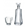 Bohemia Crystal Whisky set Arezzo 99999/9/99S76/099 (set 1 karafa + 6 pohárov).