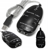 Gitarové USB rozhranie pre PC + 6,3 mm jack pre gitaru