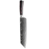 IZMAEL Kuchynský nôž Blade Kiritsuke/Čierna/Hnedá 18 cm
