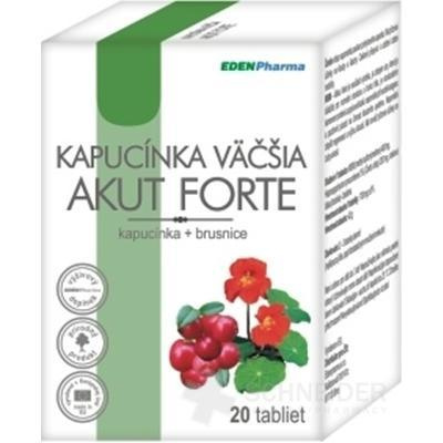 EDENPharma KAPUCÍNKA VÄČŠIA AKUT FORTE tbl 1x20 ks