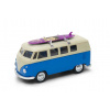 Welly 1963 Volkswagen T1 Bus SURF 1:34 červený
