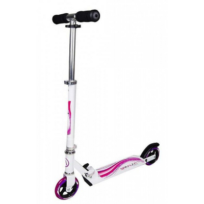 Kolobežka SPARTAN Girl Scooter 125 mm bílá/růžová