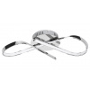 Rabalux Chrómové stropné LED svietidlo Aniela 450mm 20W 2187