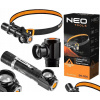 Čelová baterka nabíjateľná cez USB 800lm NEO 99-026
