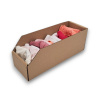 Úložné boxy na oblečenie, organizéry do skrine EKO KARTON 10x30 cm