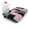 DRYBED Premium Vet Bed Patchwork ružový 150 x 100 cm