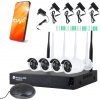Bezdrôtová monitorovacia súprava EasyCam Wi-Fi 4 3MPx kamery