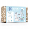 Magnetické kocky NEW Magnetické kocky Connetix - Clear Pack 34 ks 34
