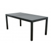 Doppler FIRENZE - záhradný hliníkový rozkládací stôl 180/240 x 90 x 75 cm, hliník + sklo