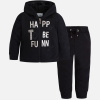 Tepláková souprava MAYORAL černá HAPPY