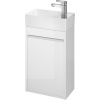Cersanit CREA Skrinka umývadlová závesná 39x59x22cm, Biela lesk S924-001 S924-001
