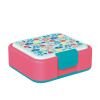 Quokka Twist Delený plastový box na jedlo 40258 Flowers