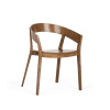 PAGED Archer B-4800 Seat Wood Back Wood Farba dreva: dub morený, Čalúnenie: dyha