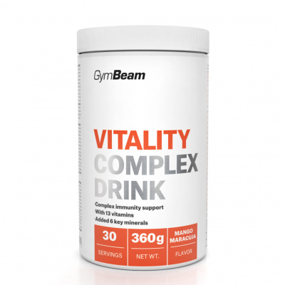 Vitality Complex Drink 360 g - GYMBEAM - mango-marakuja