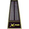 Koberec pred terč XQ Max čierno-žltý 285 x 60 cm s hranicou hodov (Koberec pred terč XQ Max Check Out v čierno-žltom prevedení chráni podlahu aj šípky pred poškodením a zároveň obsahuje hranice hodov