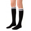 Dámske podkolienky s pruhmi 072 čierne - Steven 38/40