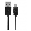 Kábel myPhone USB - microUSB typ B 1 m čierny