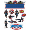 CUKROVÁ TLAČ jedlý obrázok na tortu Cukrová hmota KAPITÁN AMERIKA AVENGERS MARVEL