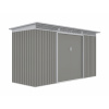Zahradní domek G21 GRAH 483 - 340 x 142 cm, metalický šedý