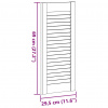 vidaXL dvierka skriniek žalúziový dizajn 2 ks 69x29,5cm masív borovica - Hnedá - 250260-265795