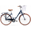 Mestsky bicykel - Romet Pop Art Classic 28 Navy Blue+Basket 18 
