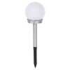Lampa solárna GUĽA 10cm v.34cm, 1LED BÍ/STR PH