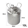 KYVETA 9,5L S POISTNÝM VENTILOM - nerezové rúčky