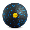 Hladká lopta 4FIZJO 8 cm x 8 cm čierna, modrá